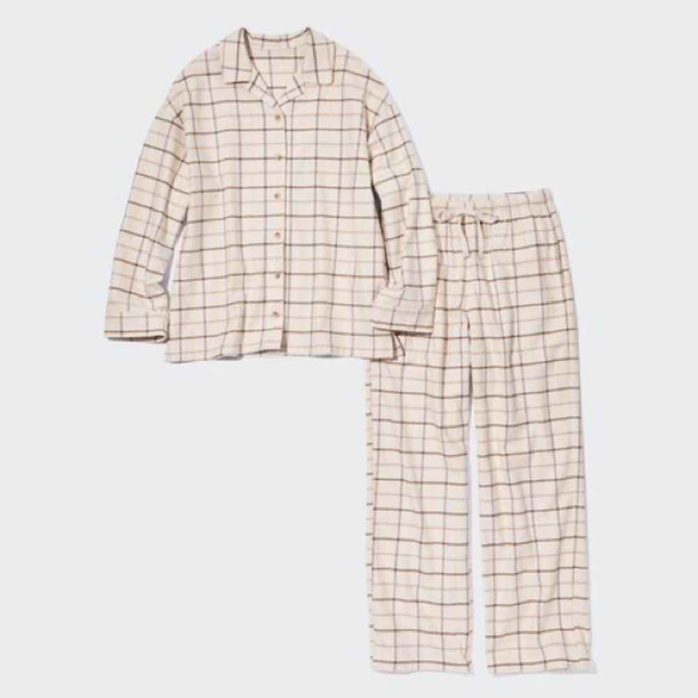 Uniqlo Flannel Pajamas Set
